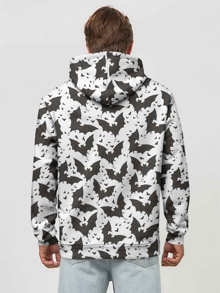 Худи мужской база хлопок / Летучие мыши