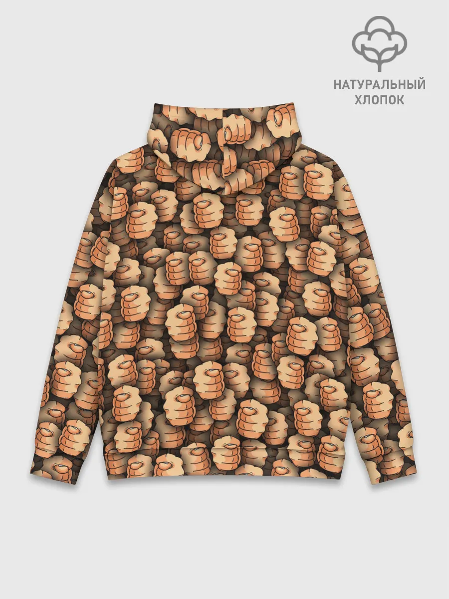 Худи мужской база хлопок / Фиг вам