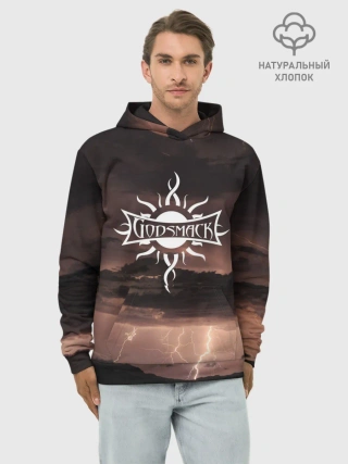 Худи мужской база хлопок / GODSMACK | ГОДСМАК