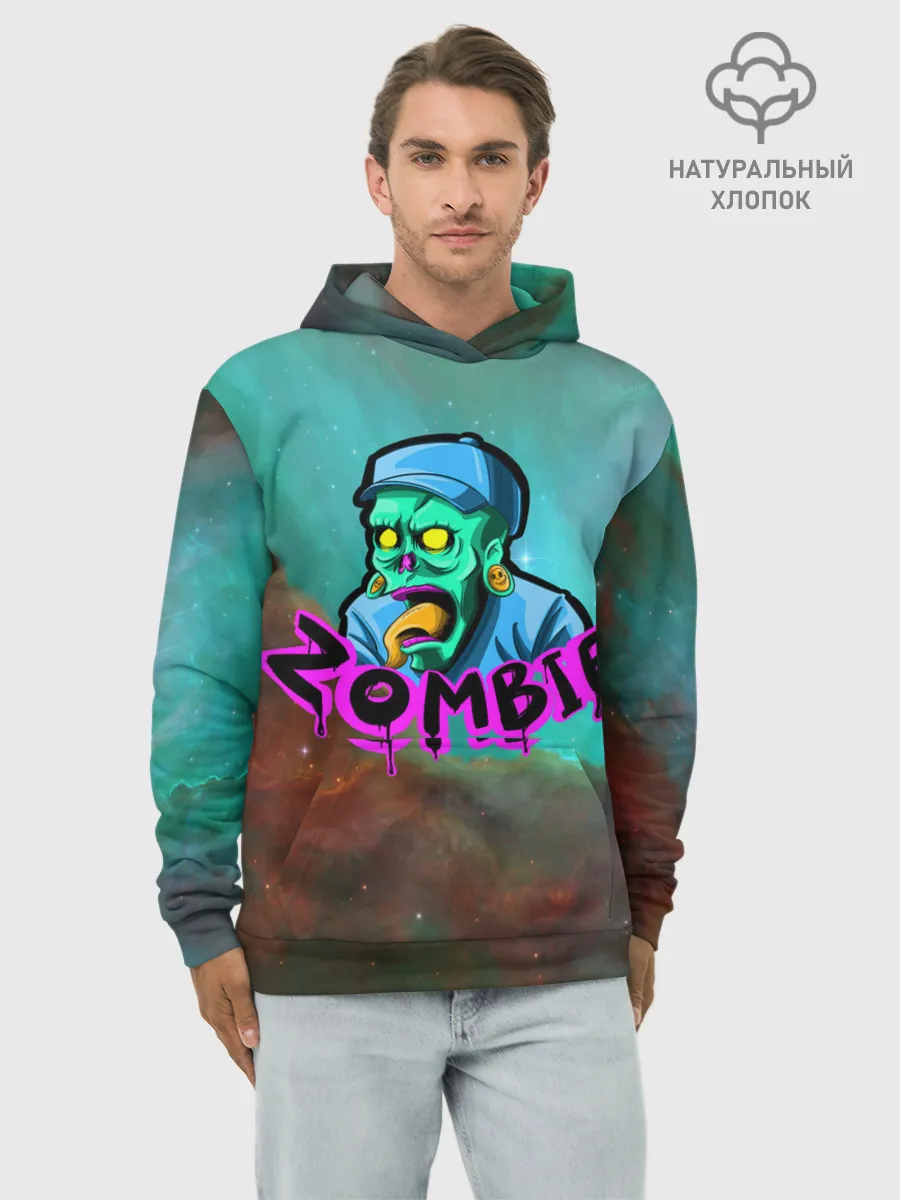 Худи мужской база хлопок / ZOMBIE