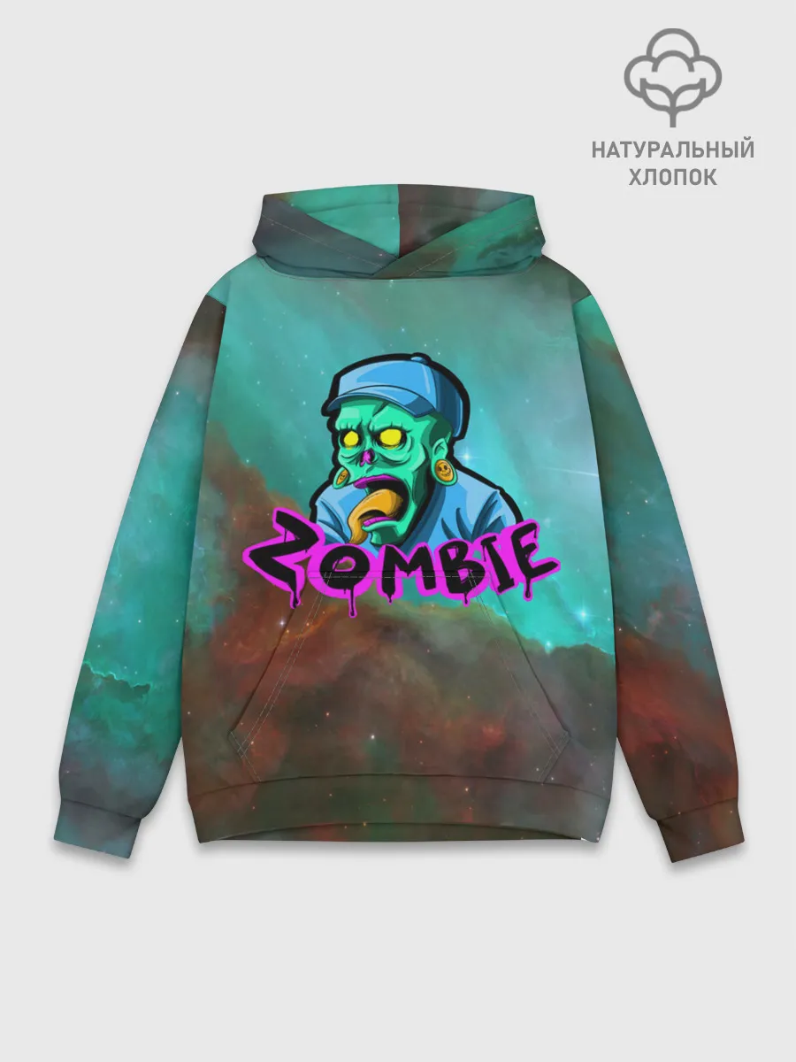 Худи мужской база хлопок / ZOMBIE