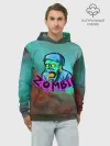 Худи мужской база хлопок / ZOMBIE