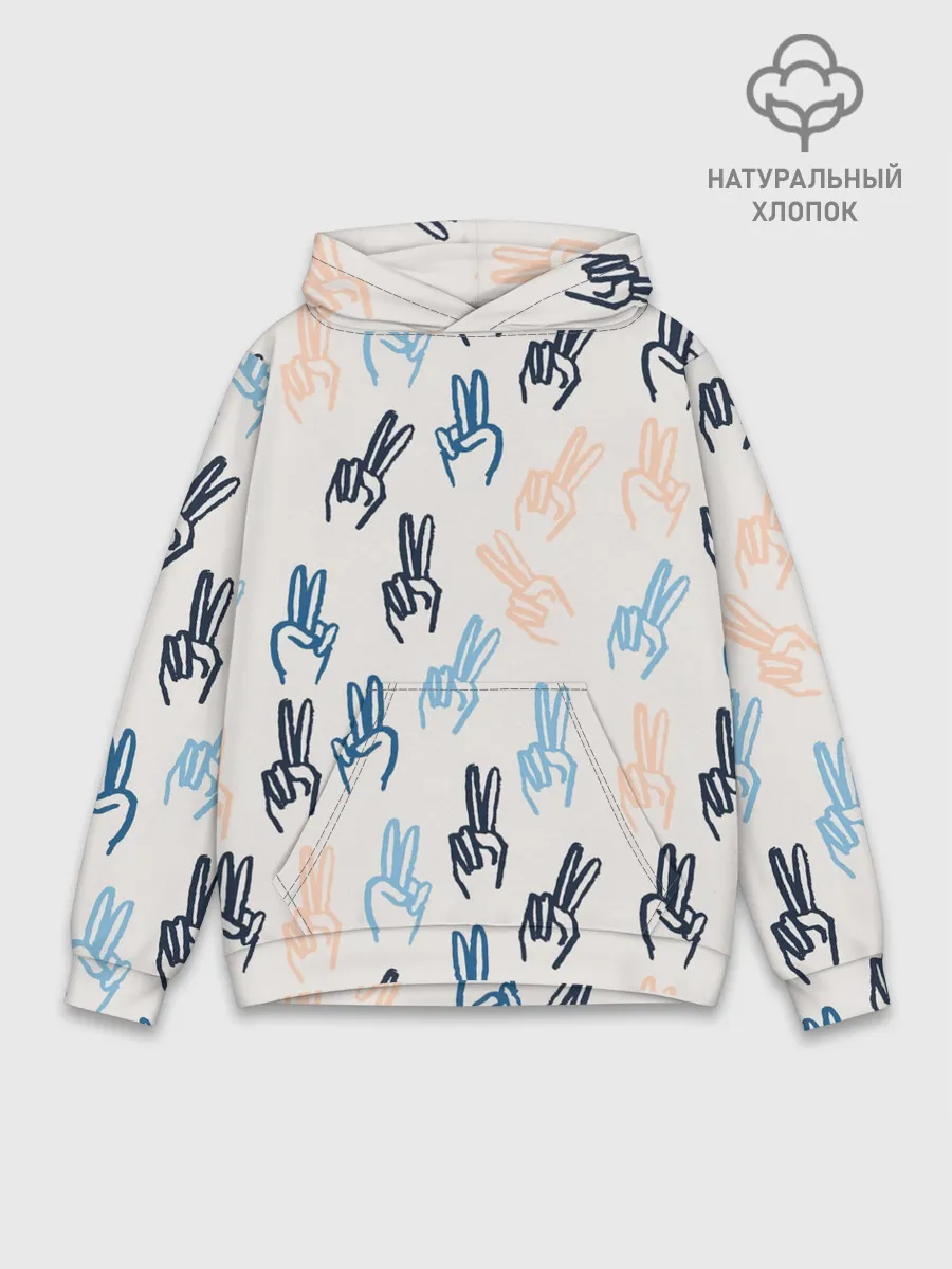 Худи мужской база хлопок / Знаки победы