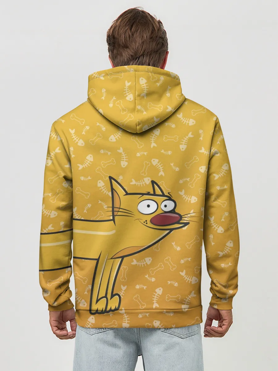 Худи мужской база хлопок / КОТОПЕС | Пес спереди