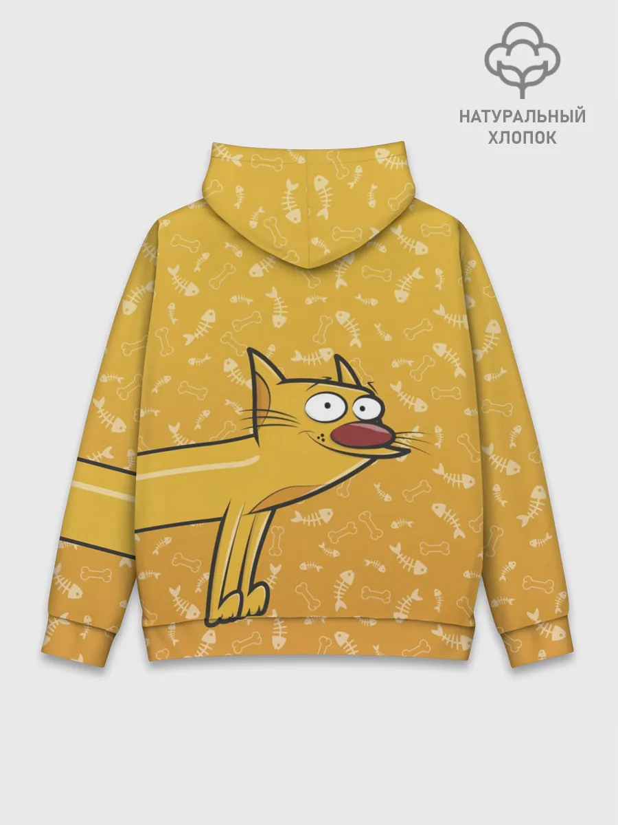 Худи мужской база хлопок / КОТОПЕС | Пес спереди
