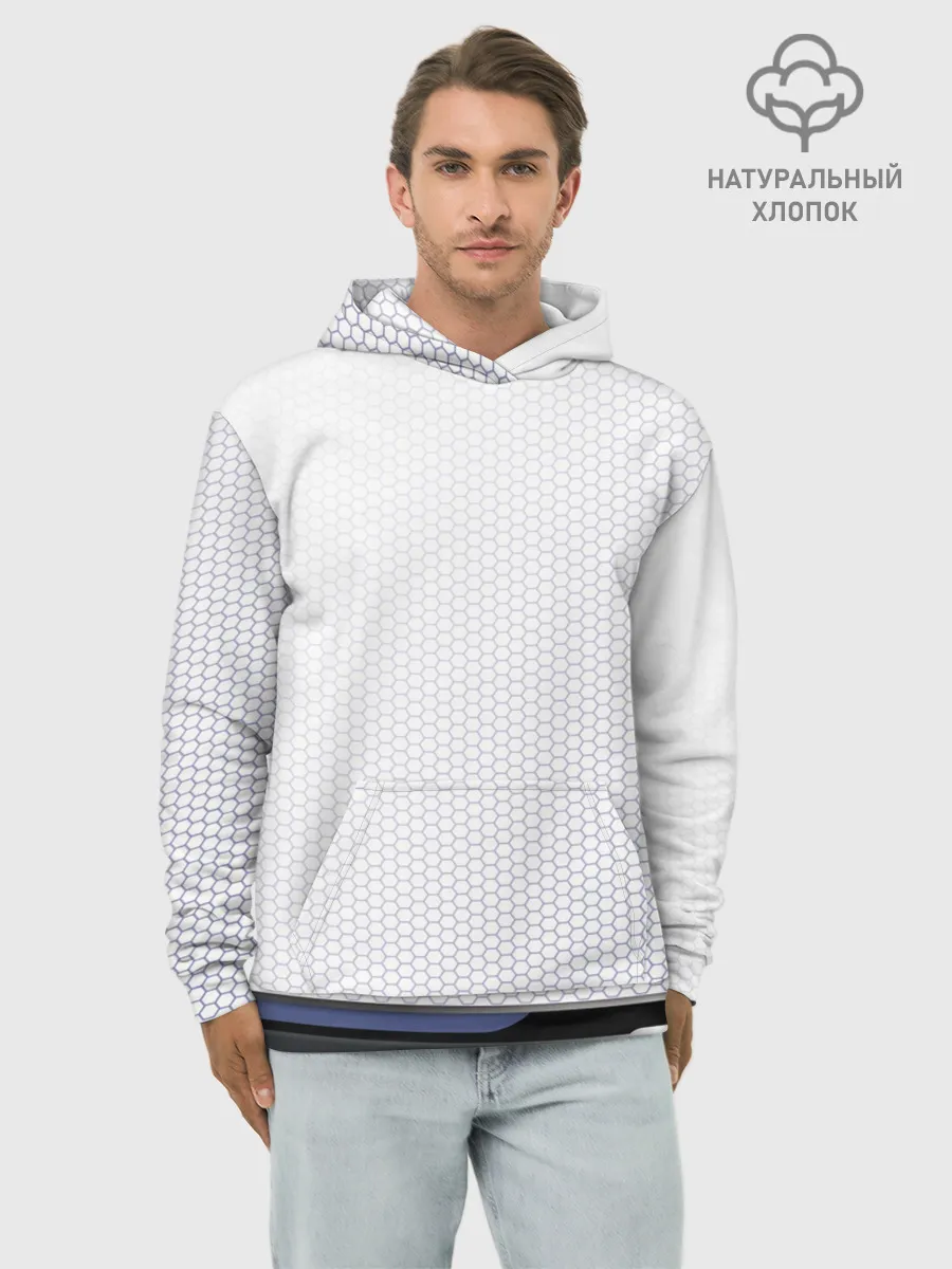 Худи мужской база хлопок / Абстракт