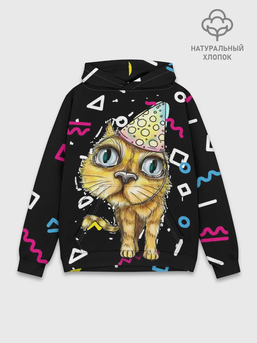 Худи мужской база хлопок / Котик