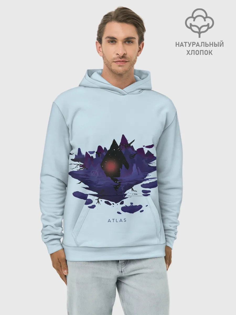 Худи мужской база хлопок / Atlas