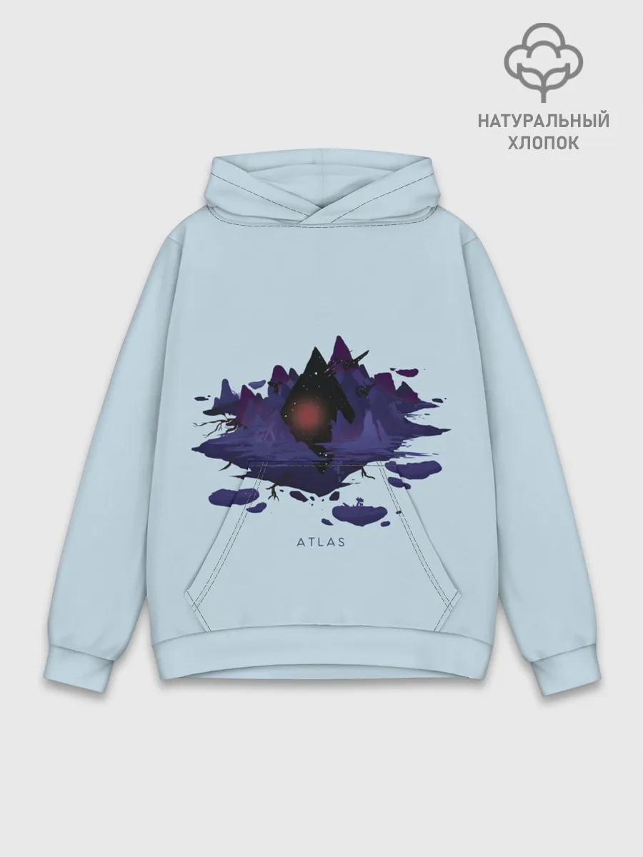 Худи мужской база хлопок / Atlas
