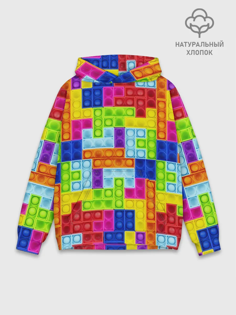 Худи мужской база хлопок / POP IT | ПОП ИТ ПАЗЛ