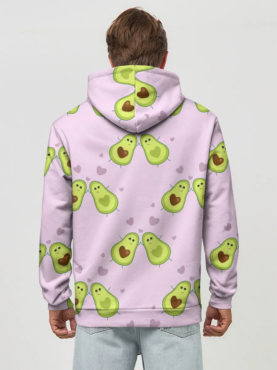 Худи мужской база хлопок / Любовь | Авокадиков