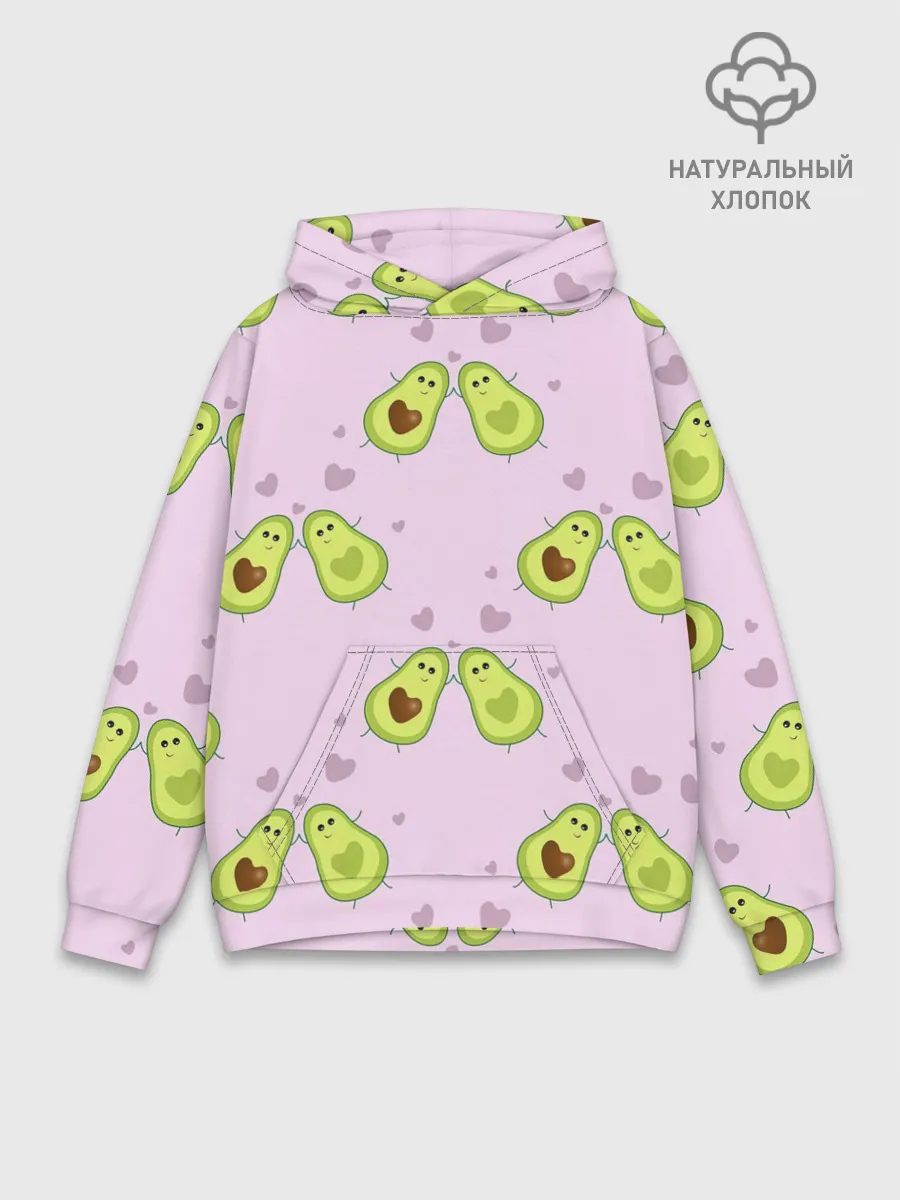 Худи мужской база хлопок / Любовь | Авокадиков