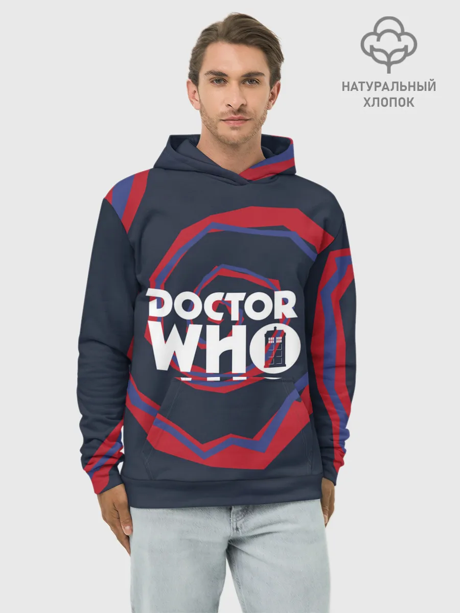 Худи мужской база хлопок / Пришелец с планеты Галлифрей
