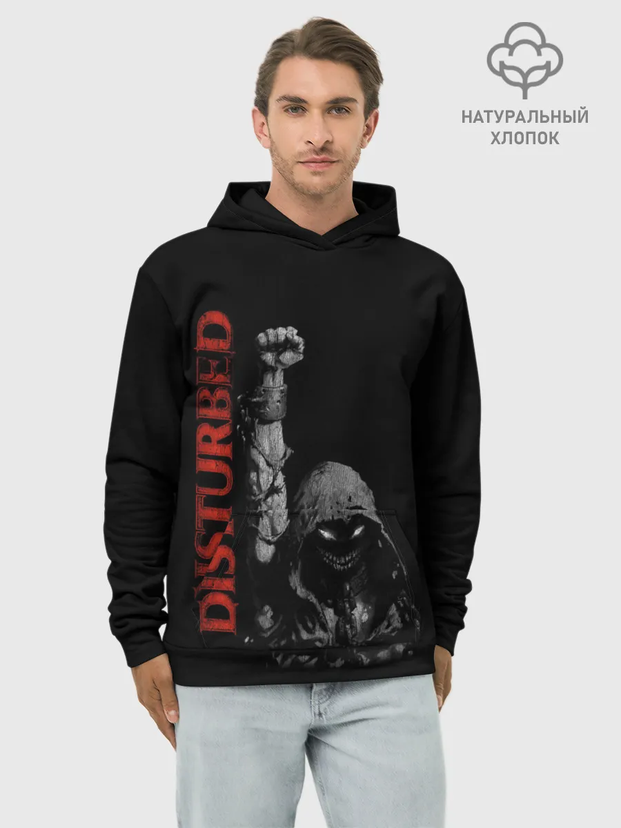 Худи мужской база хлопок / DISTURBED