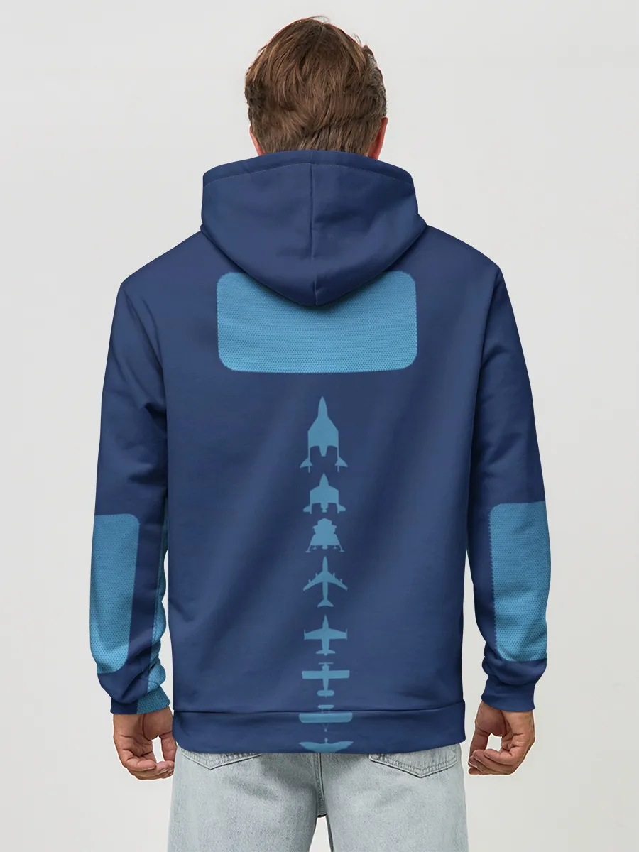 Худи мужской база хлопок / Virgin Galactic, Форма