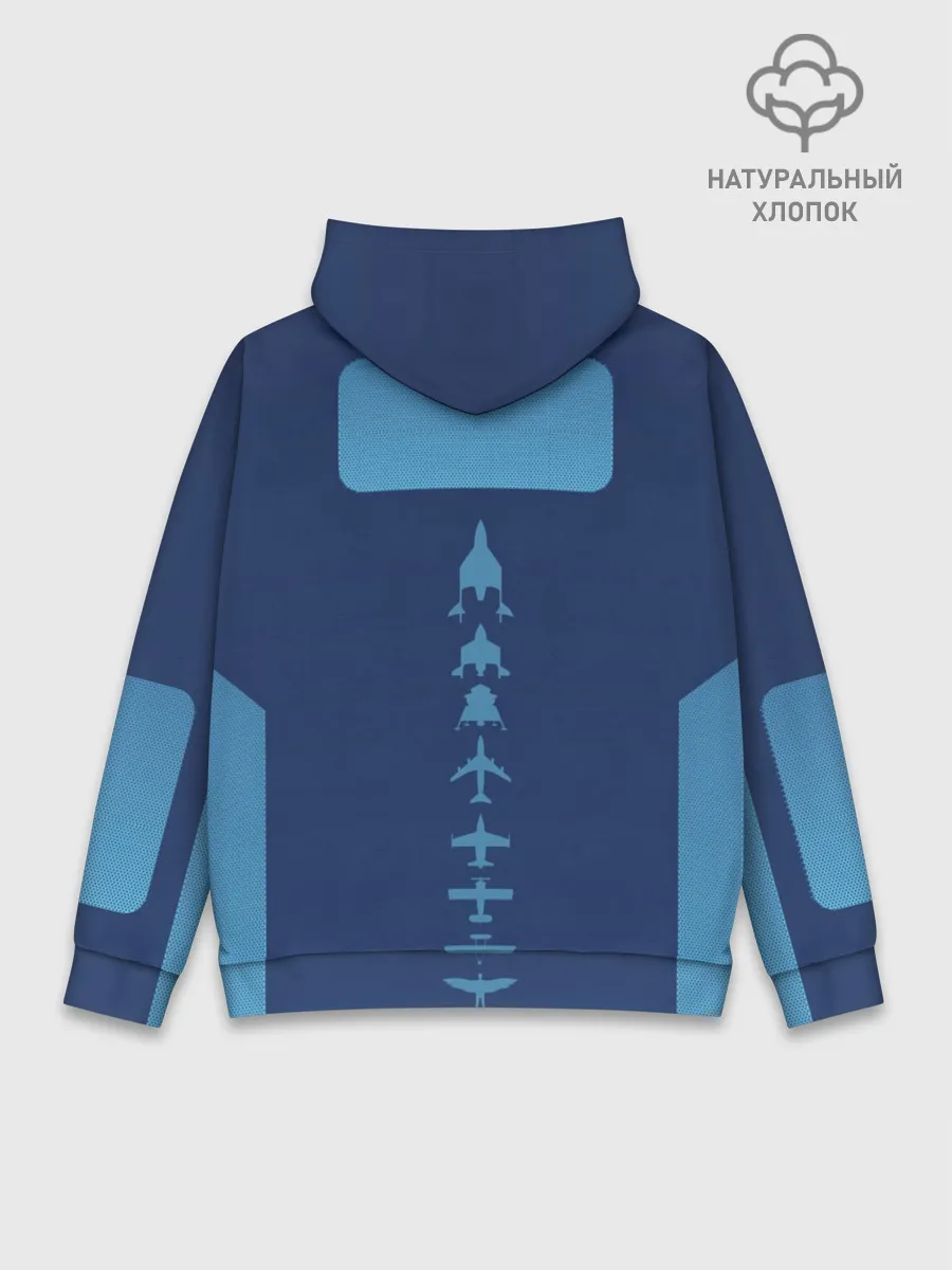 Худи мужской база хлопок / Virgin Galactic, Форма