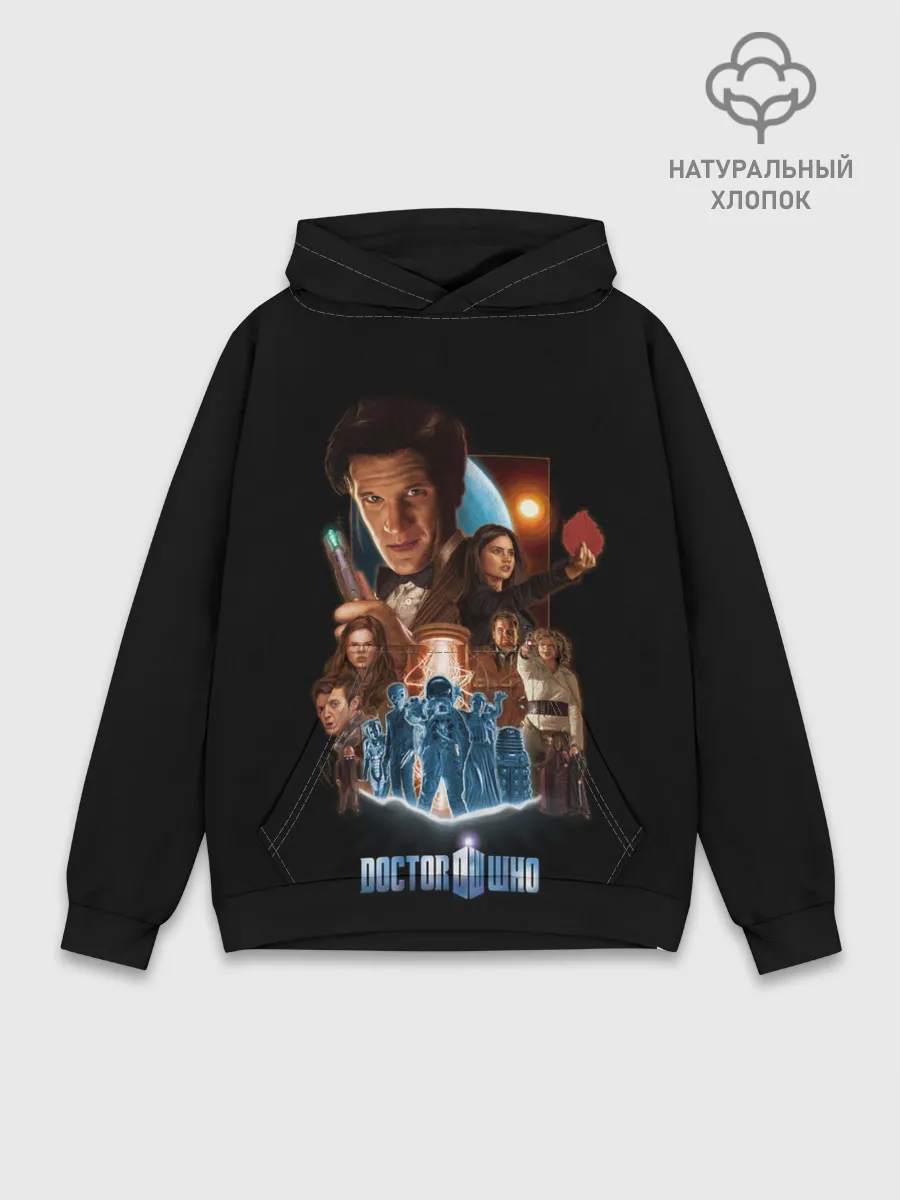 Худи мужской база хлопок / Doctor who team