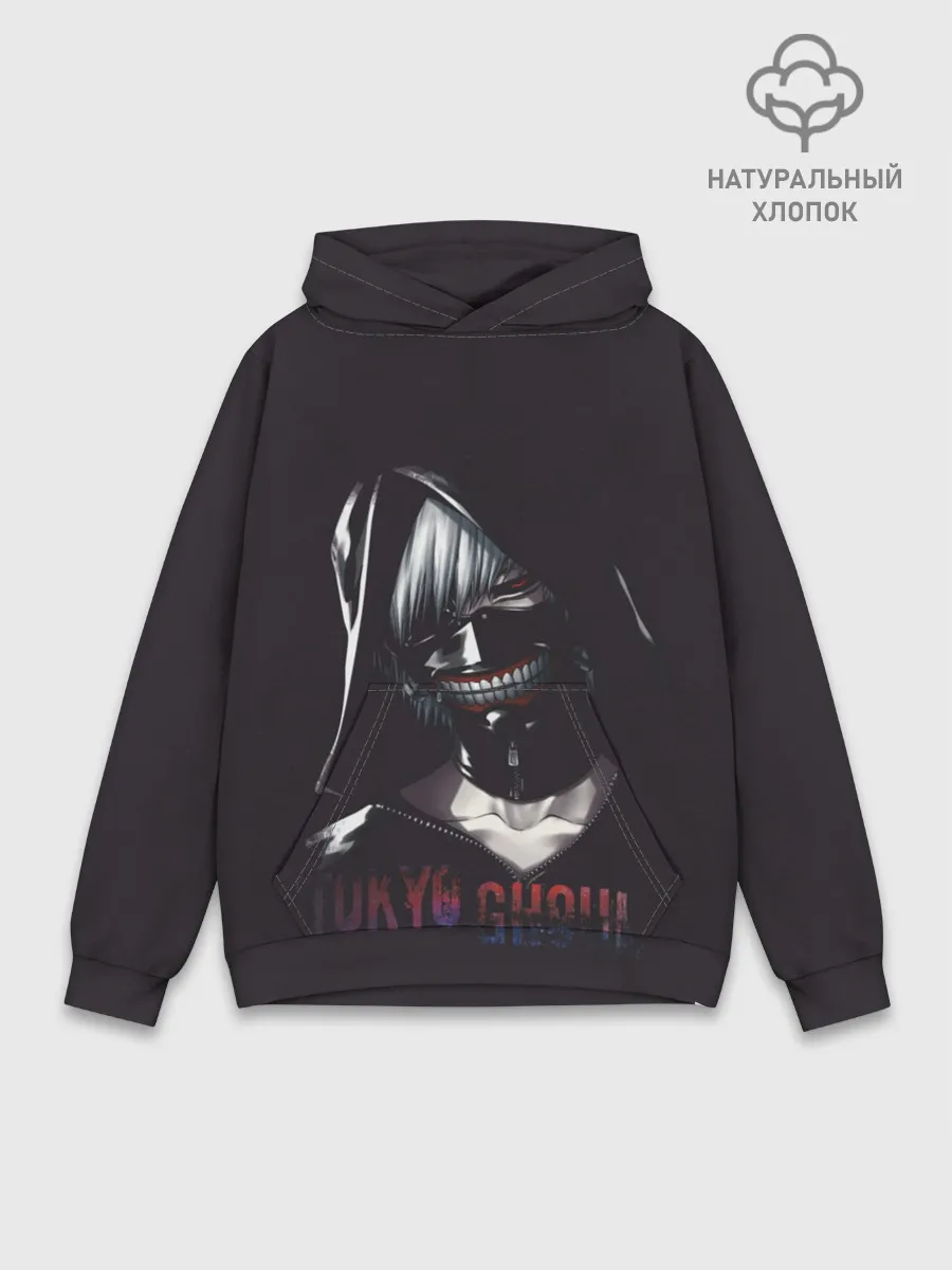 Худи мужской база хлопок / Токийский Гуль