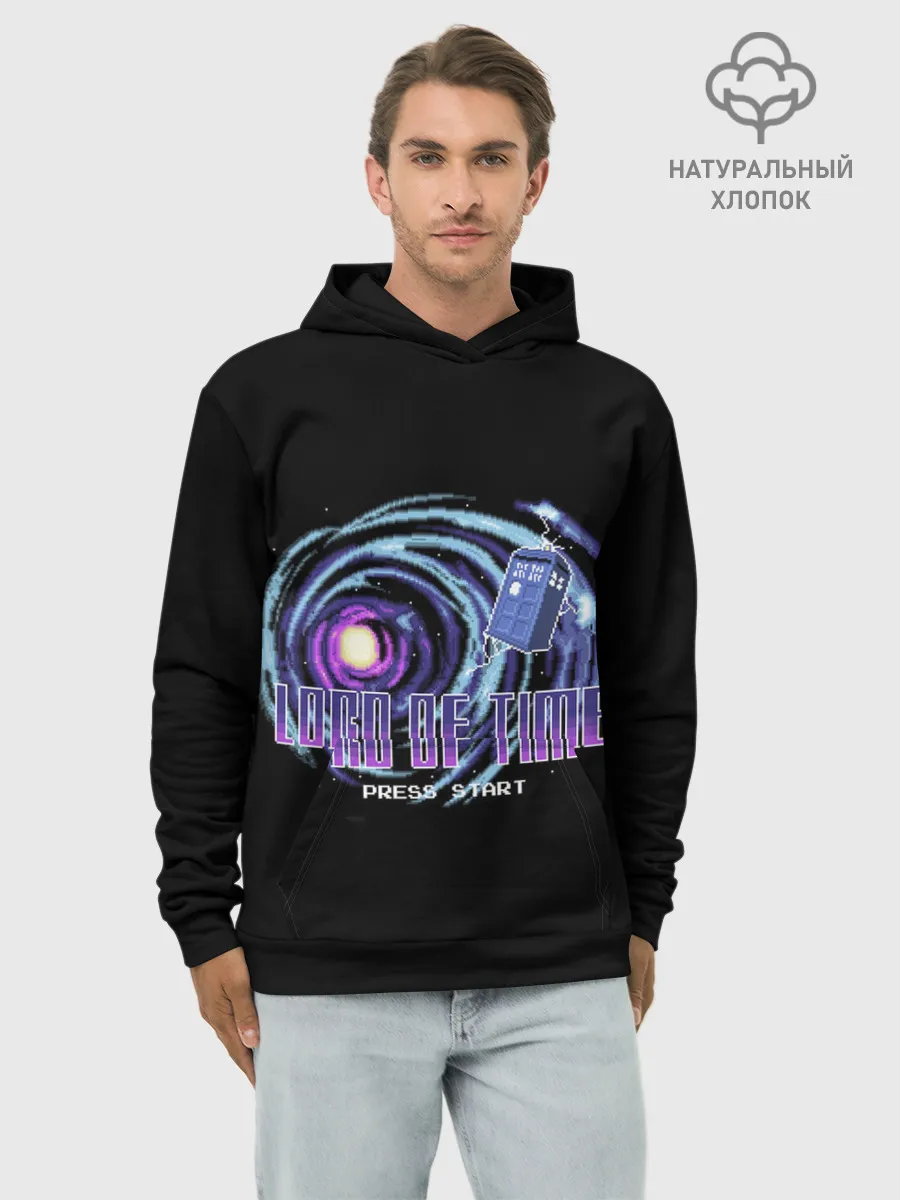 Худи мужской база хлопок / Doctor who 8 bit