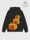 Худи мужской база хлопок / Хэллоуин смешные тыквы