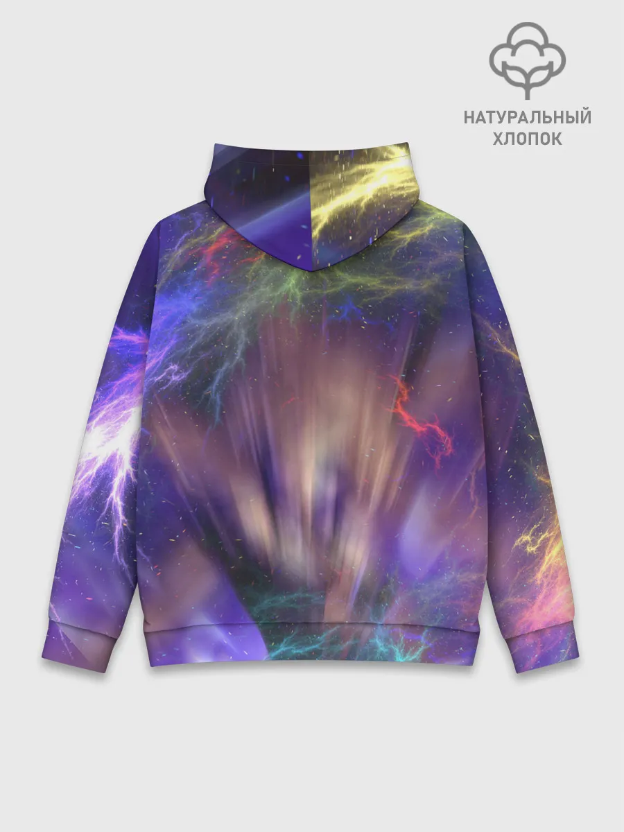 Худи мужской база хлопок / Ифрит | Геншин Импакт