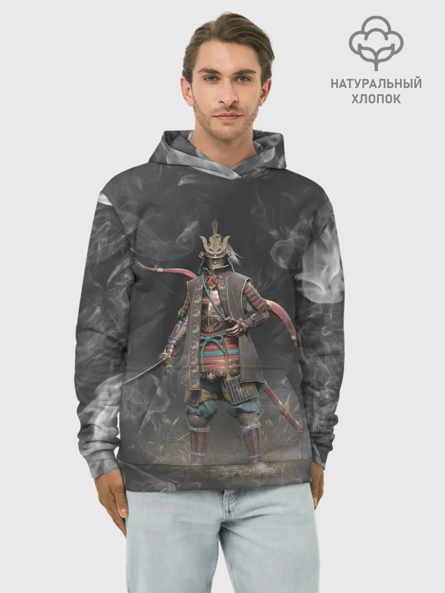 Худи мужской база хлопок / Warrior | Sekiro shadows die twice