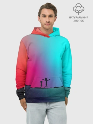 Худи мужской база хлопок / Open World