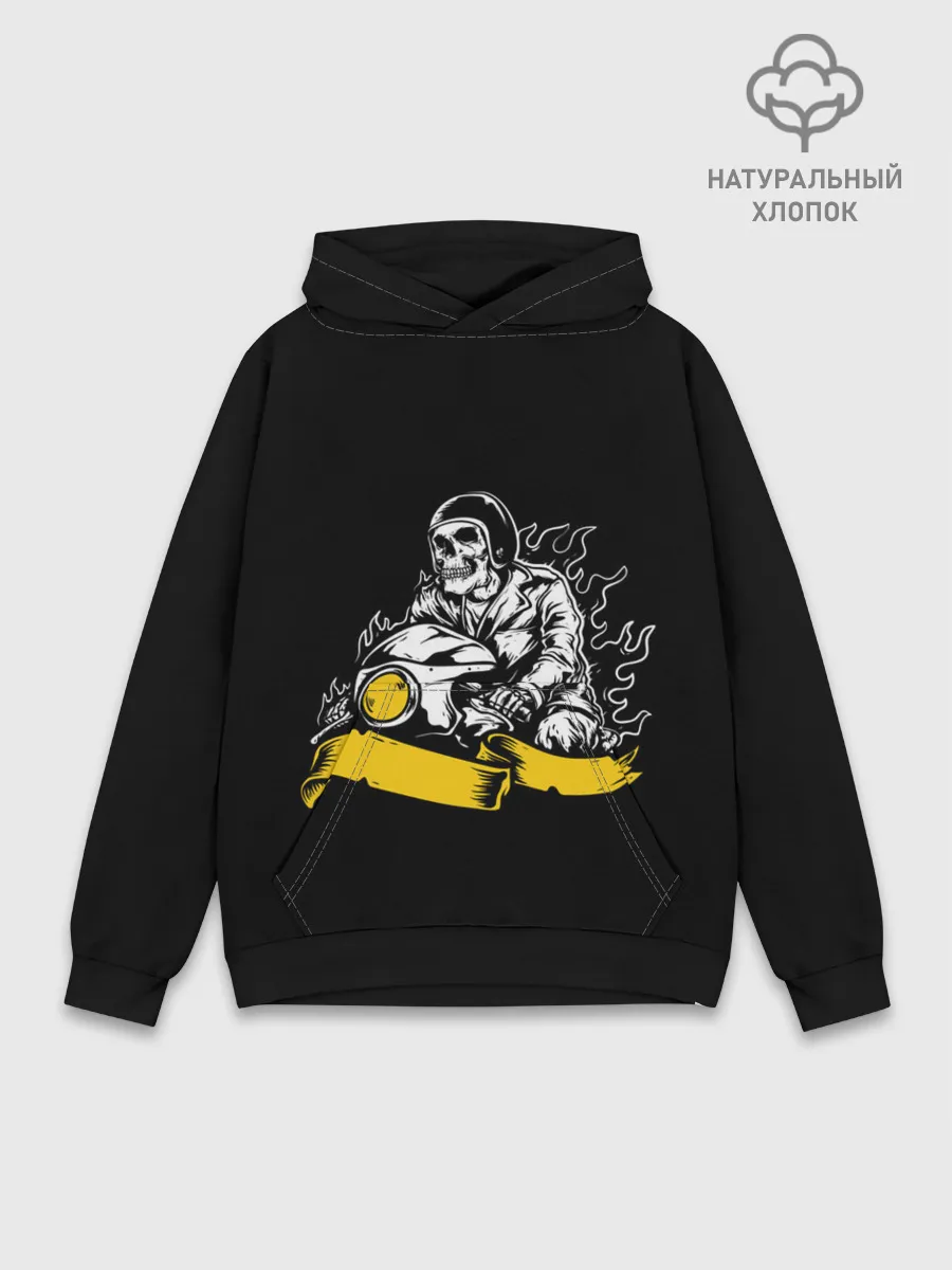 Худи мужской база хлопок / Demon of speed