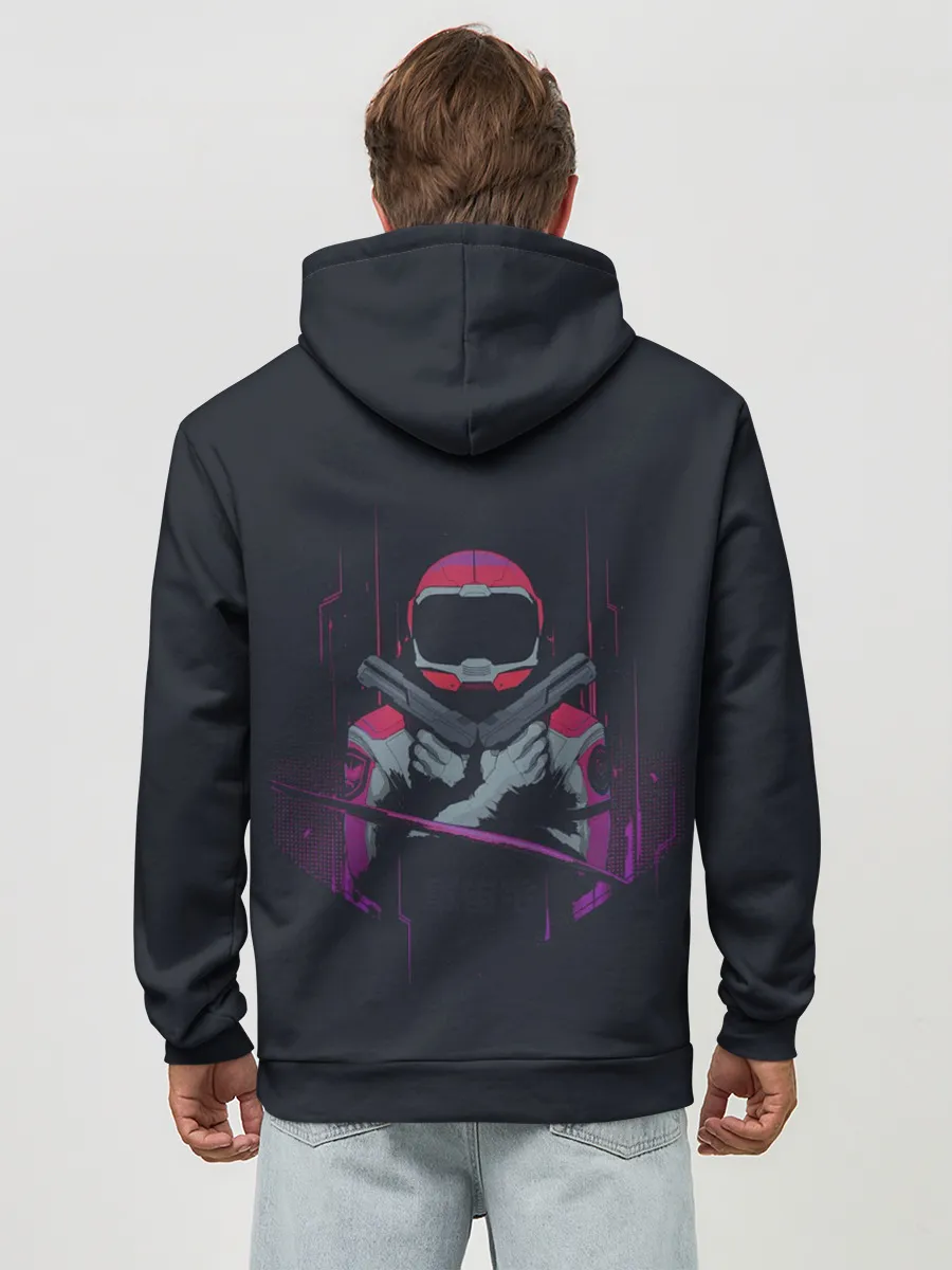 Худи мужской база хлопок / Космический убийца