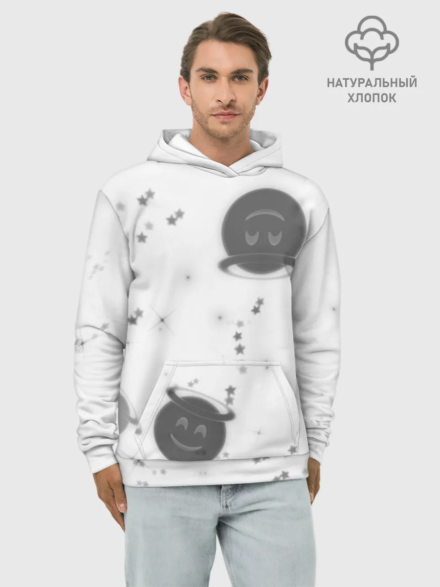 Худи мужской база хлопок / Смайл