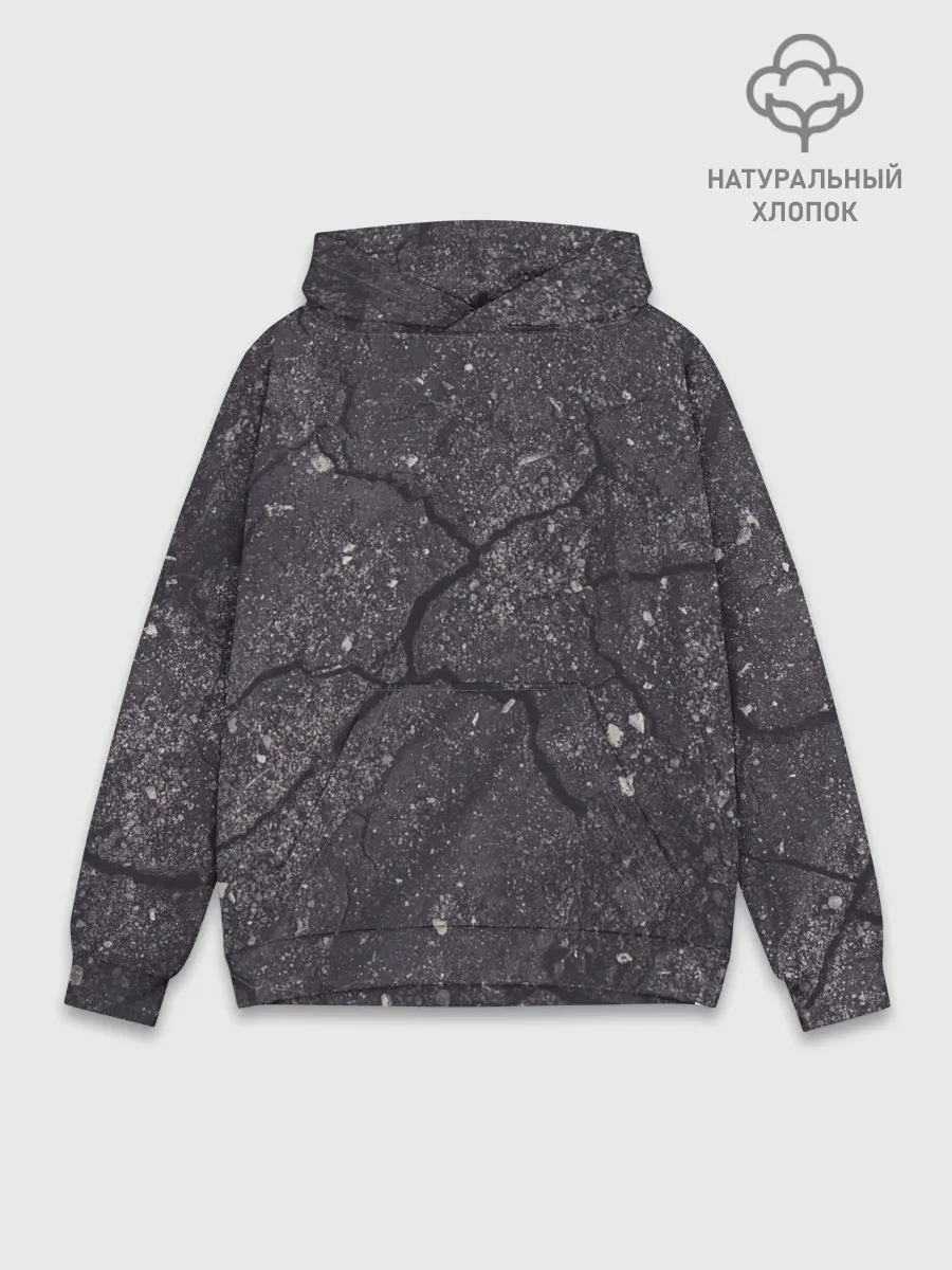 Худи мужской база хлопок / трещина/разлом
