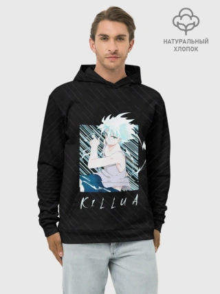 Худи мужской база хлопок / Киллуа Охотник x охотник