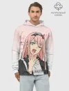 Худи мужской база хлопок / Zero Two Darling in the Franxx