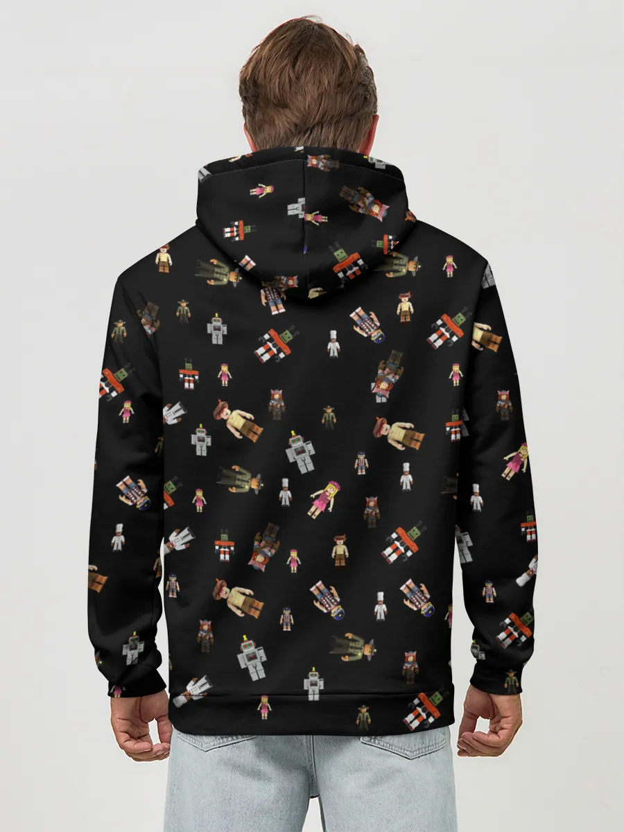 Худи мужской база хлопок / ROBLOX PATTERN | РОБЛОКС