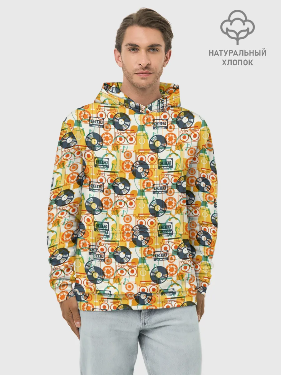 Худи мужской база хлопок / Музыка