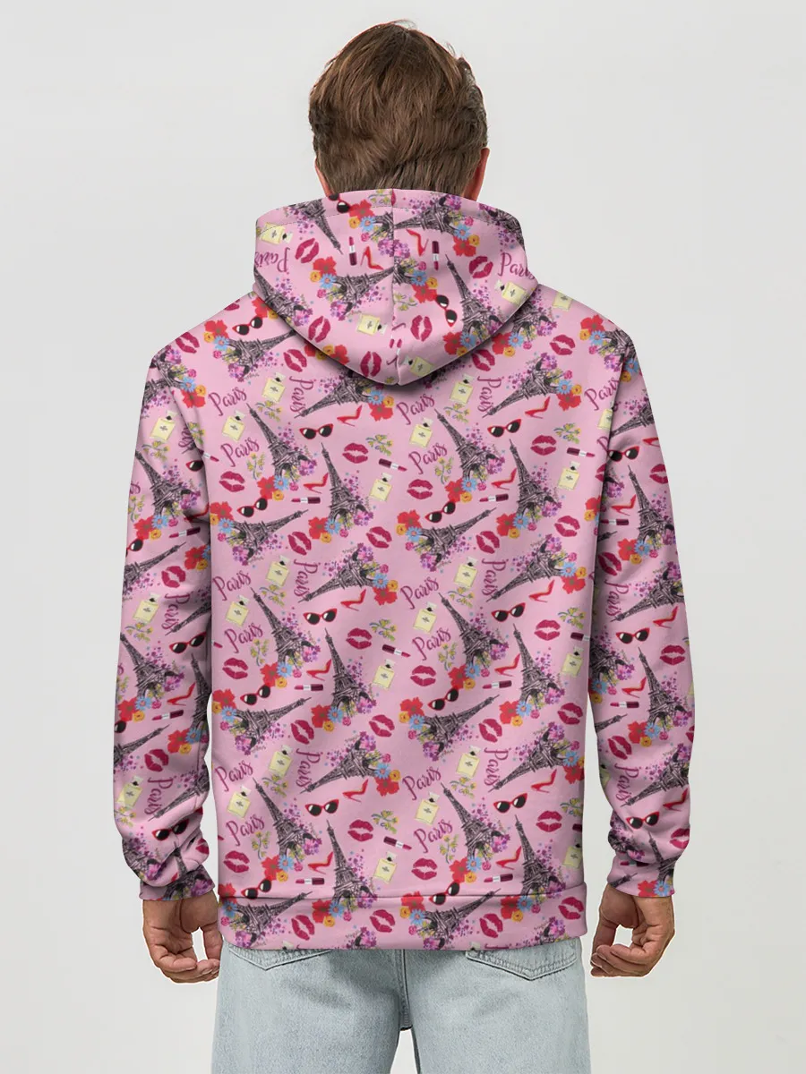 Худи мужской база хлопок / Париж