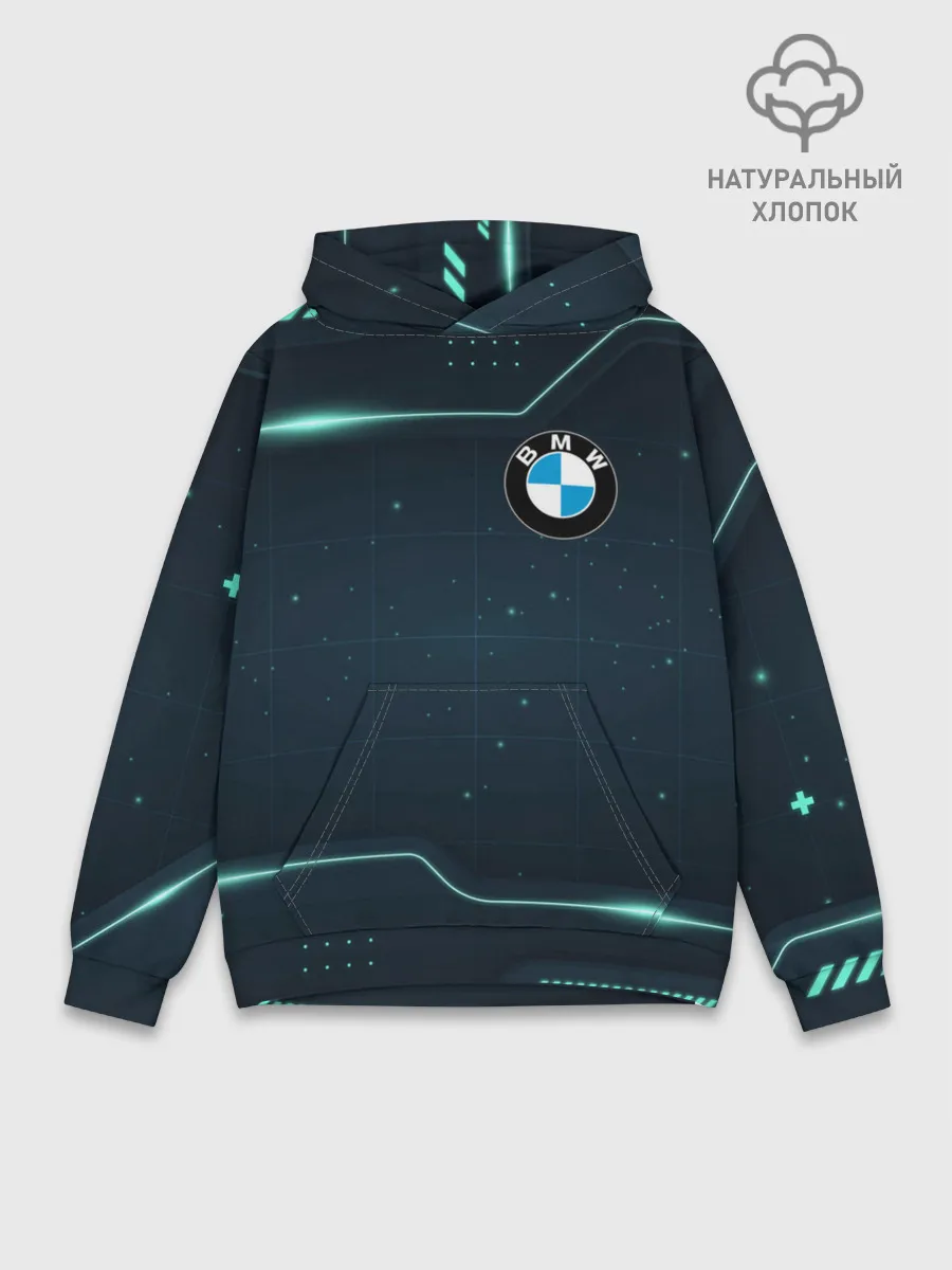 Худи мужской база хлопок / BMW / БМВ