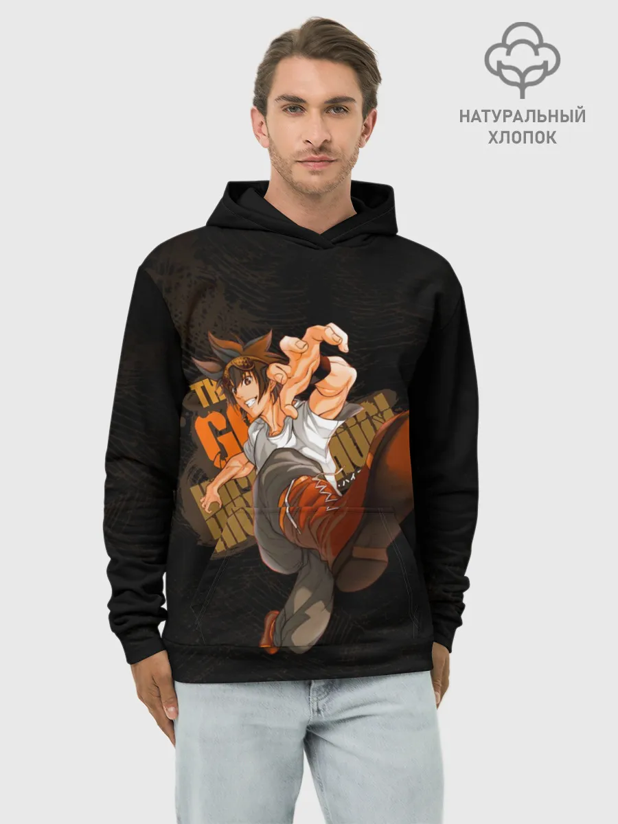 Худи мужской база хлопок / Мори Джин Бог старшей школы