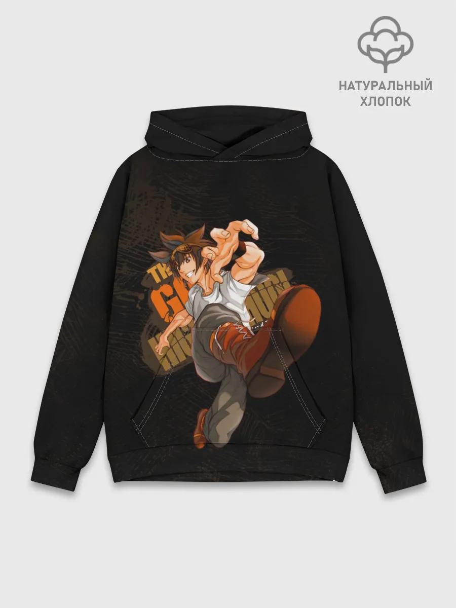 Худи мужской база хлопок / Мори Джин Бог старшей школы