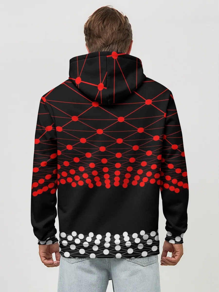 Худи мужской база хлопок / Абстракция