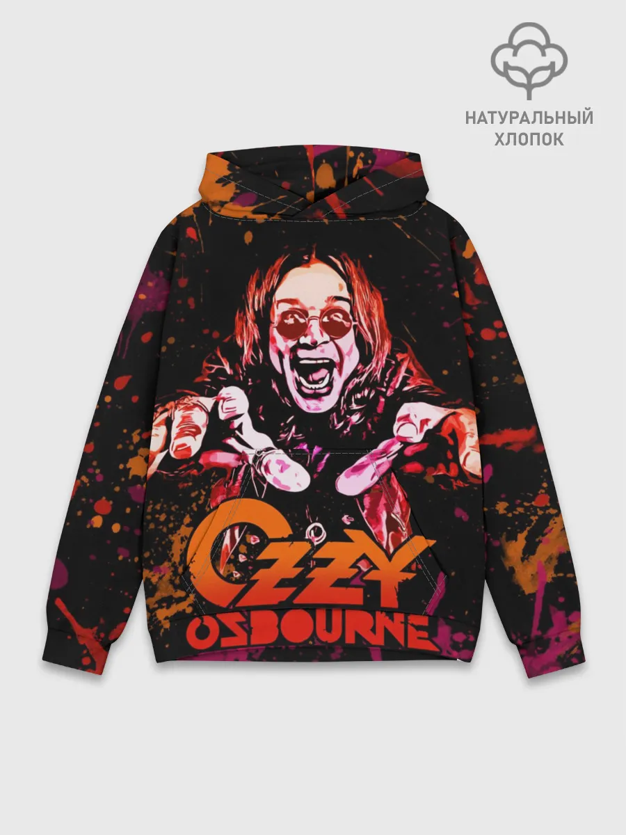 Худи мужской база хлопок / Ozzy Osbourne