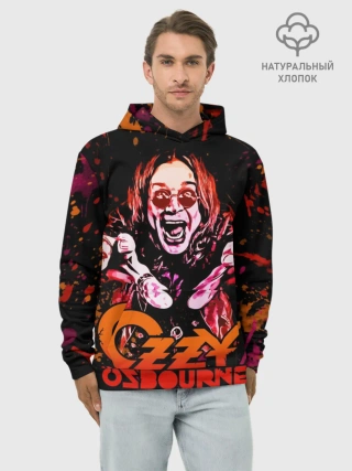 Худи мужской база хлопок / Ozzy Osbourne