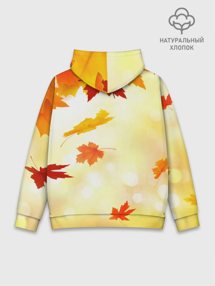 Худи мужской база хлопок / ПАДАЮЩИЙ КЛЕН | ОСЕННЯЯ