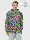 Худи мужской база хлопок / Психоделические щупальца