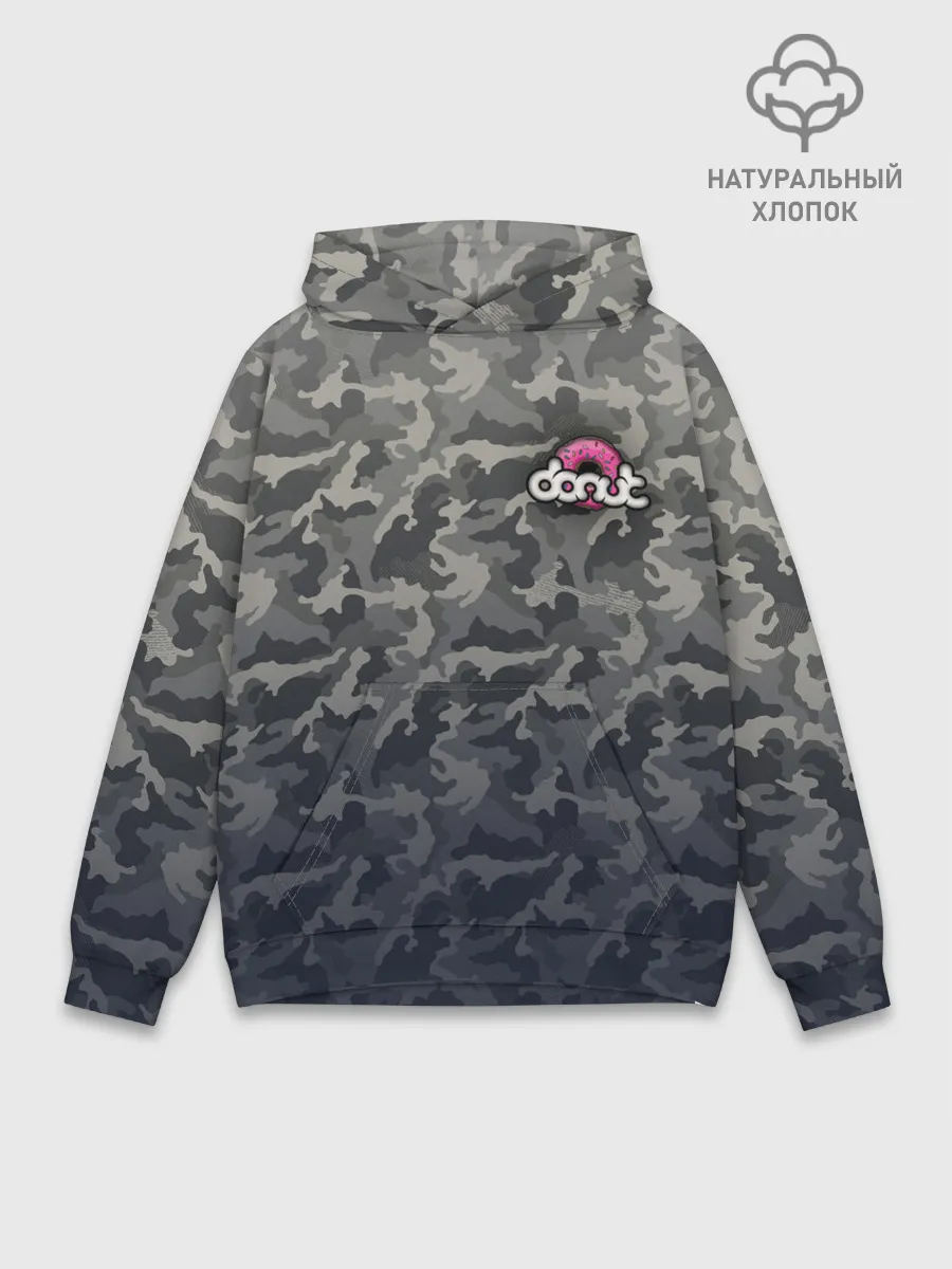 Худи мужской база хлопок / Donut