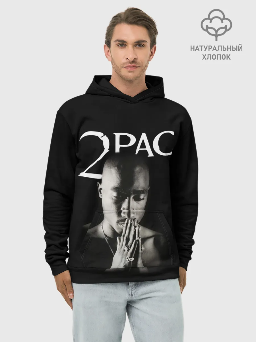 Худи мужской база хлопок / TUPAC