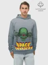 Худи мужской база хлопок / Space Invaders | Old game