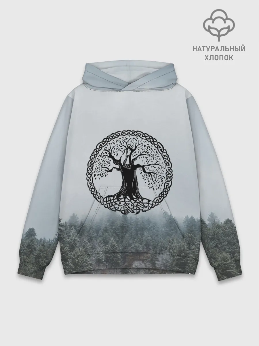 Худи мужской база хлопок / Иггдрасиль | Yggdrasil