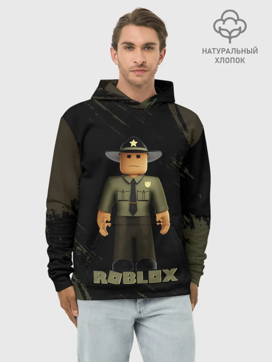 Худи мужской база хлопок / ШЕРИФ | РОБЛОКС