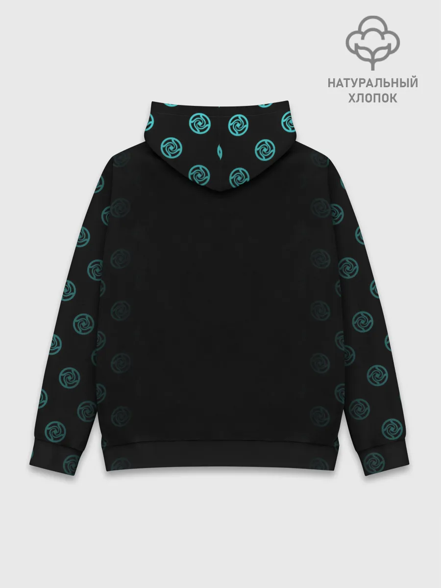 Худи мужской база хлопок / Годжо Сатору Магическая битва